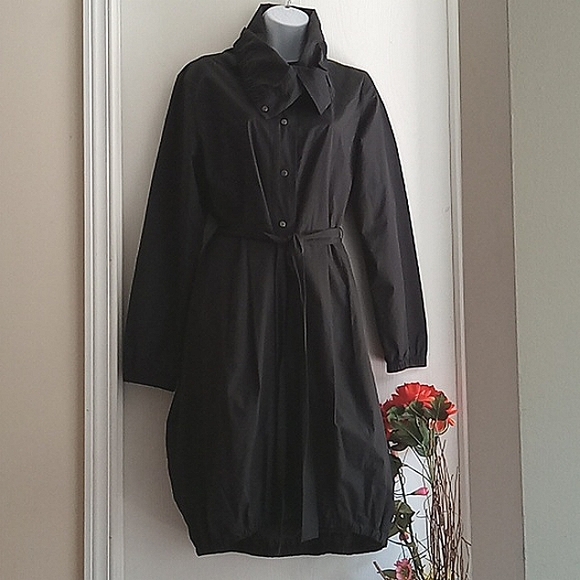 Eileen Fisher | Black Bubble Trench Coat ⭐️ Host Pick⭐️x 2 - Picture 14 of 14